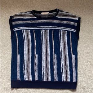 Tory Burch short sleeved sweater size L